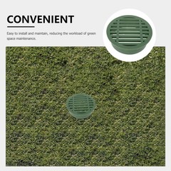 Plastic Round Drain Cover for Garden and Lawn Landscape Drainage Emitter
