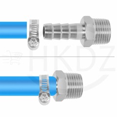 Stainless Steel Pipe Fittings BSP Male Thread 1/8″ – 4″ Barb Hose Tail Connector