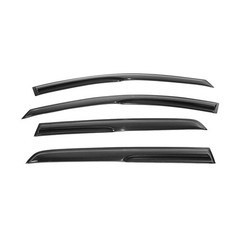 Mk7 Acrylic Window Visors Rain Guard Smoke Tinted 4pcs VW Golf GTI R 15-19