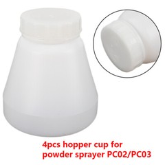 4PCS bottles hopper cup for powder coating system spray paint gun PC02 PC03