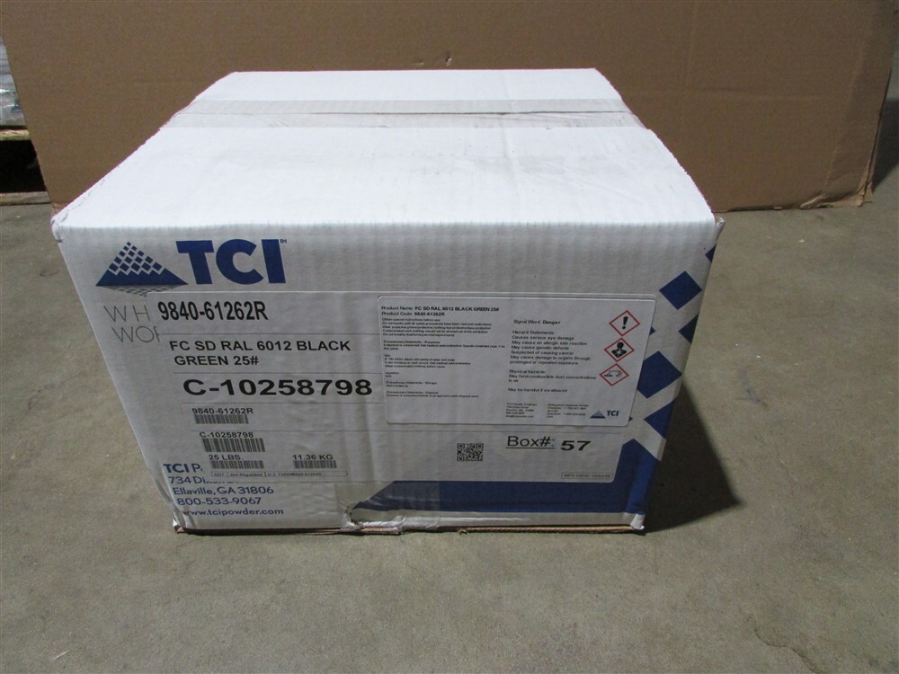 New TCI FC SD RAL 6012 Black Green 25# Powder Coating 9840-61262R