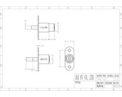 Push plunger locks for sliding glass doors , chrome N506-12-110 keyed the same
