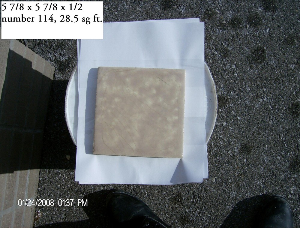 Batchelder Tile, 5800 Assorted Tiles Varies. See photo’s with Qty & Desc