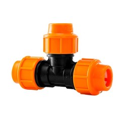 Compression Fitting Tee PE Pipe Fittings Connector Reducer Coupling 20-63mm