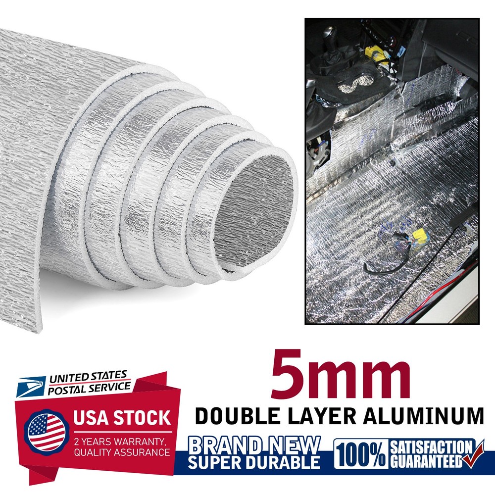5mm Double Side Radiant Heat-Cold Barrier Reflective Insulation Mat 2×40″×60″