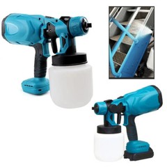 With 2 Batteries High Pressure Cordless Paint Sprayer Electric HVLP Spray Gun US