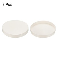160mm ID Pipe End Caps, 3 Pack Round Tubing Insert Pipe Cover, White