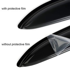 4pcs Dark Smoke Side Window Wind Deflectors for 2008-2015 Toyota Highlander