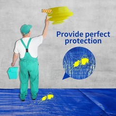 Tarp 40×60 ft 100% Waterproof Uv Resistant High Durability Multipurpose 5mil …