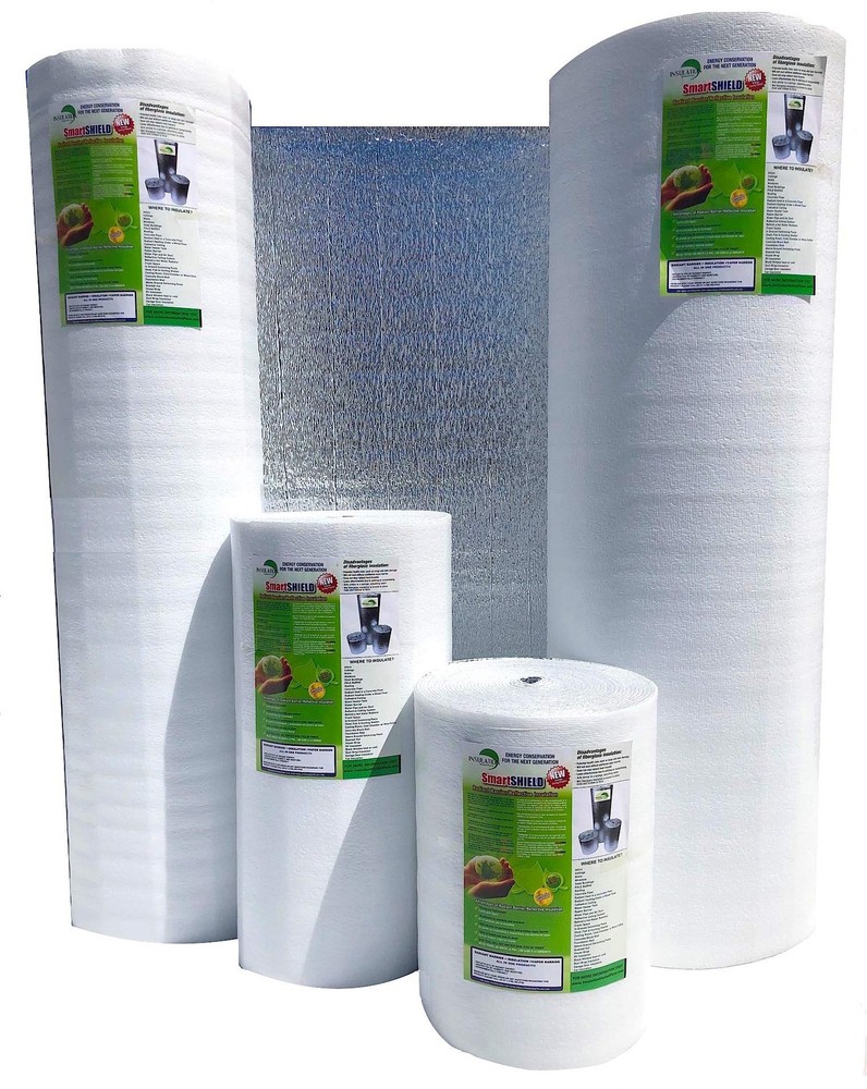 SmartSHIELD -3mm 24″x50ft Reflective Insulation roll, Foam 24″ x 50′ – WHITE