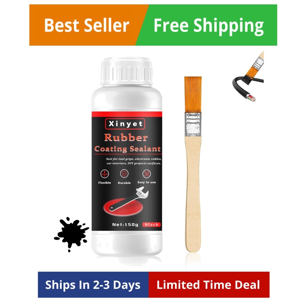 Rubber Coating Tool Handle Dip Spray Waterproof Anti-Slip Durable 150g