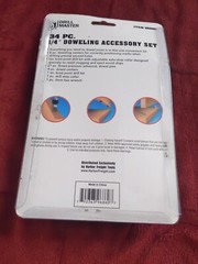 New Drill Master 34 Pc 1/4″ Doweling Accessory Kit DOWELS