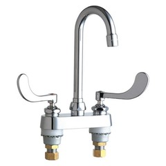 CHICAGO FAUCETS 895-317ABCP Gooseneck,Chrome,Chicago Faucets,895 3TFJ3