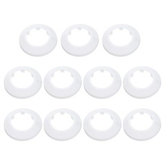 11PCS Flange Pipe Cover Decor for 2.5in/63mm Pipe Cover Decor, White