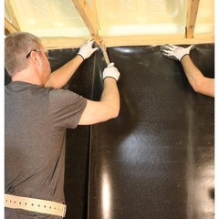 Quiet Walls 48 in. x 20 ft. Sound Barrier Quiet Wall Insulation Peel Off Tape