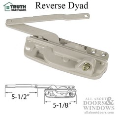 Sill Mounted Reverse Dyad Casement Operators – Right Hand