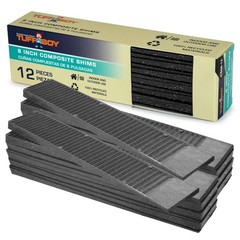 12 Pack of Easy Customizable 8″ Composite Shims – Perfect for DIY Leveling Tasks