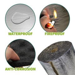 Sound Deadening Mat with Reinforced Edges Tear Resistant Industrial Application