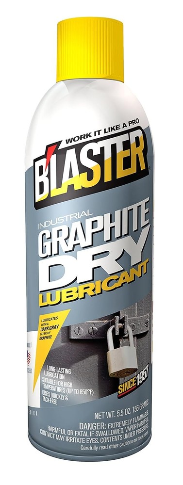 B’laster 8-GS-12PK Industrial Graphite Dry Lubricant – 5.5-Ounces – Case of 12
