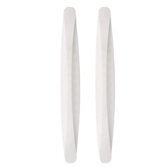 2pcs Bumper Guard Strip Anti-Collision Bumper Protector Trim for Cars SUV, White