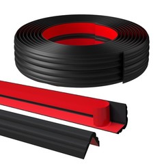 Pluden 20Ft Flexible Wall Corner Protector Moulding Trim Peel And Stick Inside
