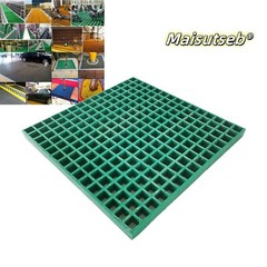 1.9ft*1.9ft All-purpose Antiseptic Green Fiberglass FRP Grating Tree Pool Cover