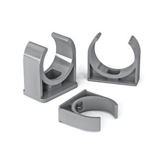 PVC Metric Plumbing Fittings Pipe For Aquarium Fish Tank Pond Solvent Weld Grey