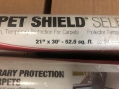 SURFACE SHIELDS CS21200 Carpet Protection,21 In. x 30 Ft.,Clear
