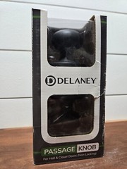 Aubryn By Delaney Privacy & Passage Knob Black 101TT-AU-US19 SET 
