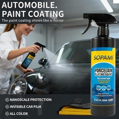Sopami Car Coating Spray 2 Pack, 3-in-1 Ceramic Paint Sealant Car Wax, Maximu…