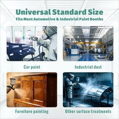 Paint Spray Booth Exhaust Filter 20″x20″x2″ 100/Case Bodyshop