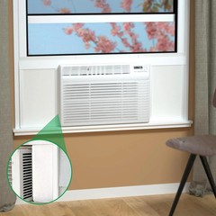 Window Air Conditioner,Side Insulated Foam Panel, Summer/Winter Heat and Draft I