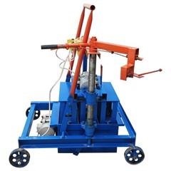 220V Hollow Block Making Machine 3-Block 15.7×5.9×7.8″ Bricks Each Time 550WX2