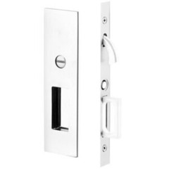 Emtek 2155US26138 1.375 in. Narrow Modern Rectangular Privacy Pocket Door Mor…