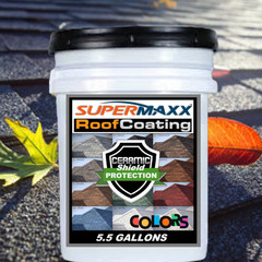 CERAMIC ROOF COATING IN COLORS FOR ASPHALT SHINGLES RENEW PROTECT – 5.5 GALLONS