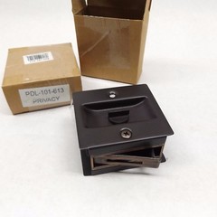 Lot of 2 – Don-Jo Pdl-101-613 Bronze Pocket Door Lock Privacy