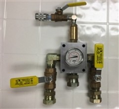 Logan Manifold Material Change Over Open Cell Foam, Closed Cell Foam, Polyurea