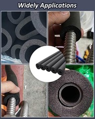 Pipe Insulation Foam Tube – 1″(25mm) ID 1x 1-13/32, 1-13/32