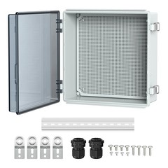 Joinfworld Outdoor Waterproof Electrical Box 13x13x5 Nema Box Weatherproof Pl…