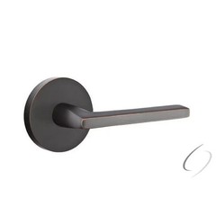 Helios Lever Left Hand Privacy with Disk Rose Oil Rubbed Bronze #5209HLOUS10BLH
