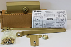 Norton 1601BFDA Commercial Door Closer TRI-PKD Aluminum 689 Finish (See Details)