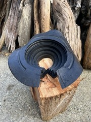 Retrofit Pipe Boot, Rubber, Stepped 3.5 – 8” Portals Plus
