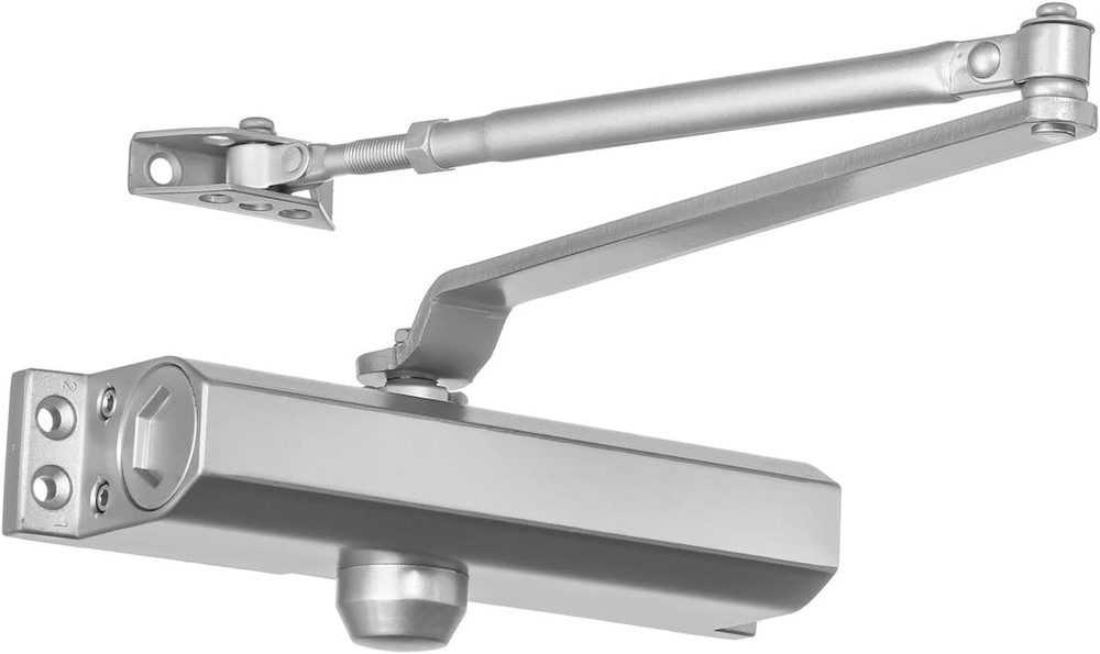 Commercial Hydraulic Door Closer Surface Mount Self Closing Spring Size 4 Alumi