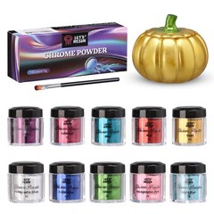 LET’S RESIN Chrome Powder,10 Colors Metallic Mirror Effect 10 colors