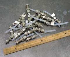 DeVilbiss / Binks Paint Spray Gun Parts Fittings Mixed Large Lot of (1.8 lbs)