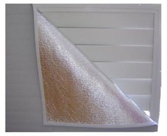 House Attic Ceiling Fan Shutter Cover Reflective Foam Core 48″ x 48″ VelkroTape