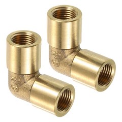 2 Pcs g 1/8 Inch Female x g 1/8 Inch Female 90 Degree Elbow