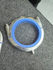 stainless steel sanitary 6″ pipe hanger (shop)