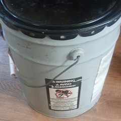 5-gallon pail of Sherwin-Williams Polane S Urethane Topcoat in Black