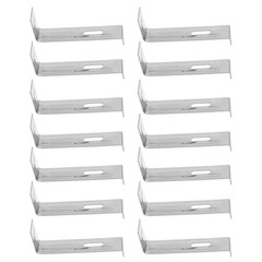 50Pcs Roof Safety Anchor Clips Stainless Steel Tile Non Skid Fixing Hooks